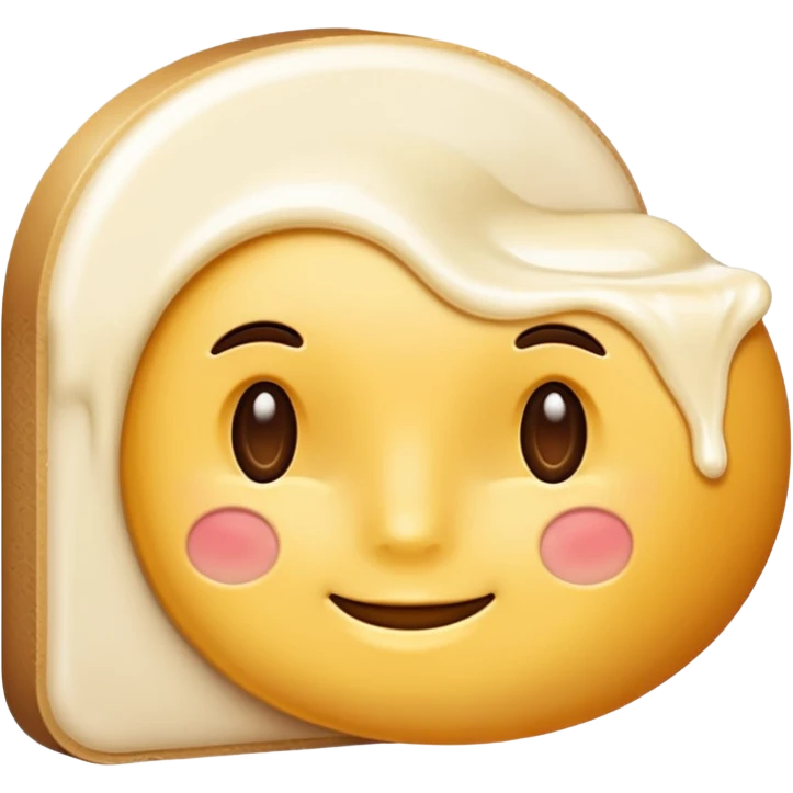 Letter color Creamy emoji