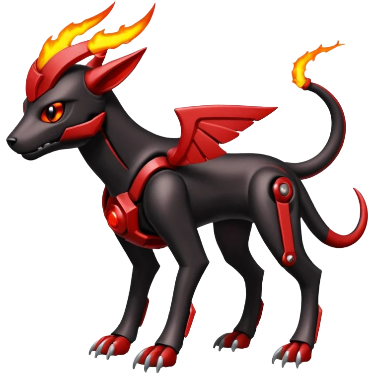 Houndoom-Genesect-Pokémon-Fakémon-hybrid-creature emoji