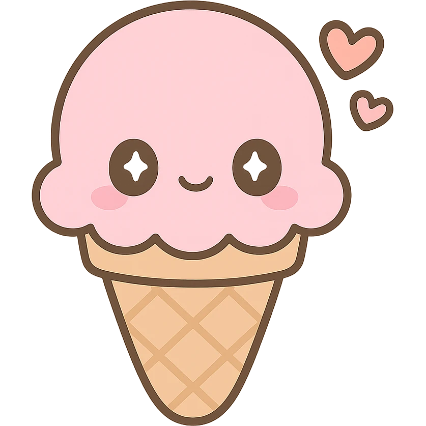 cute sorvete ice cream emoji