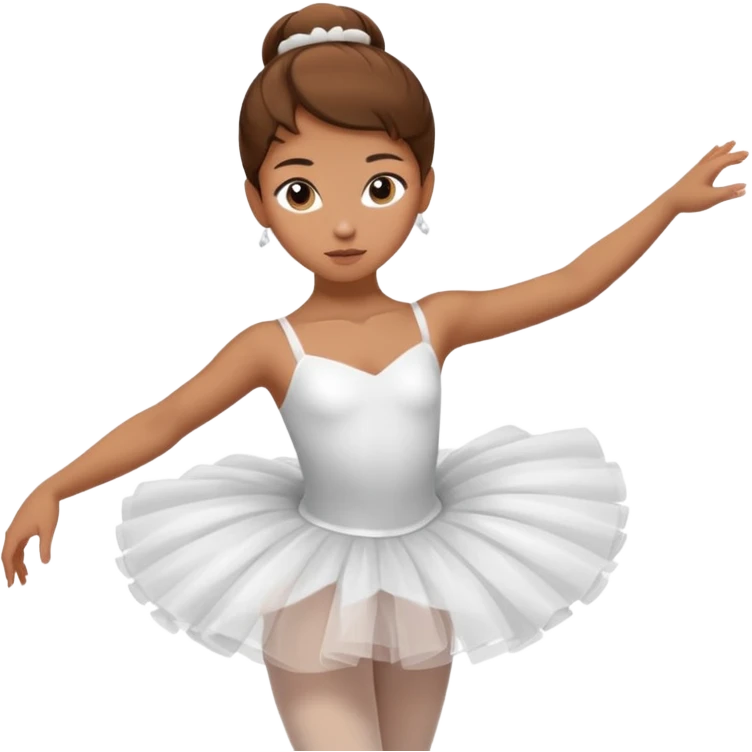 ballerina tan brown emoji