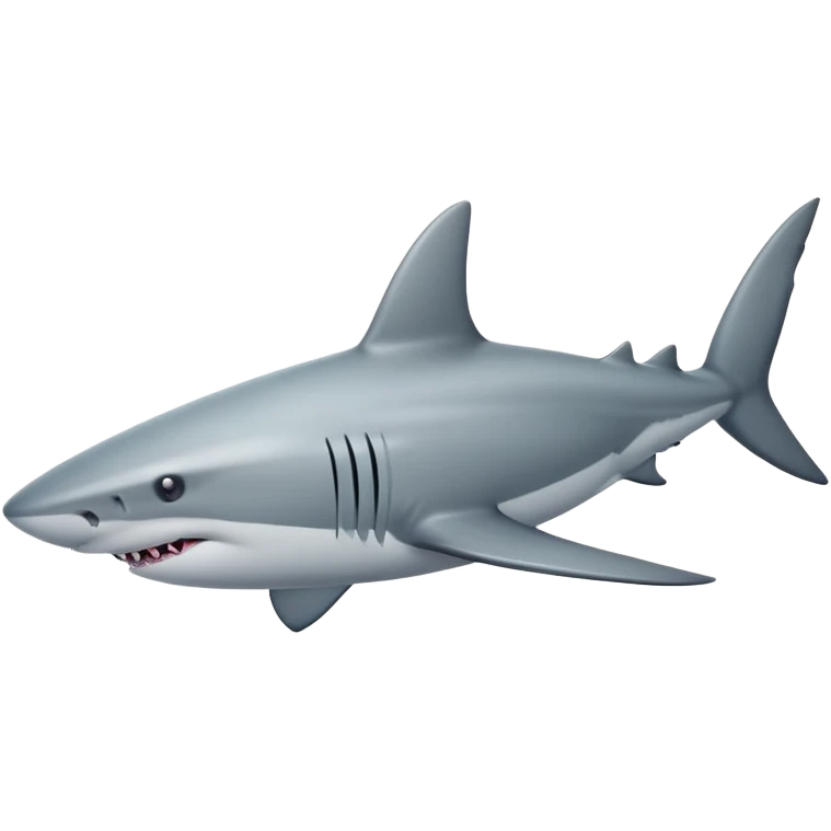 shark with middle fin up emoji