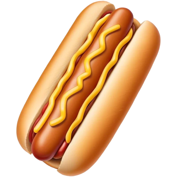 hot dog, front view emoji