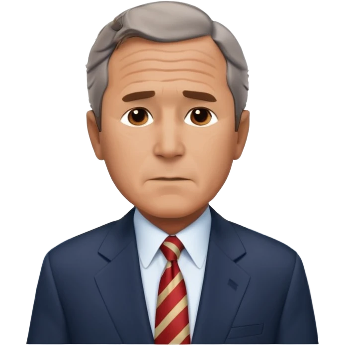  emoji of the world trade center with a plane crashed into it and george bush on a phone in front of it emoji