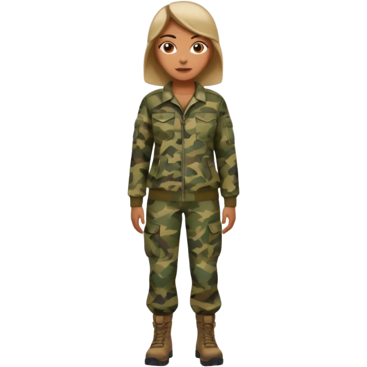 full body camo baddie emoji