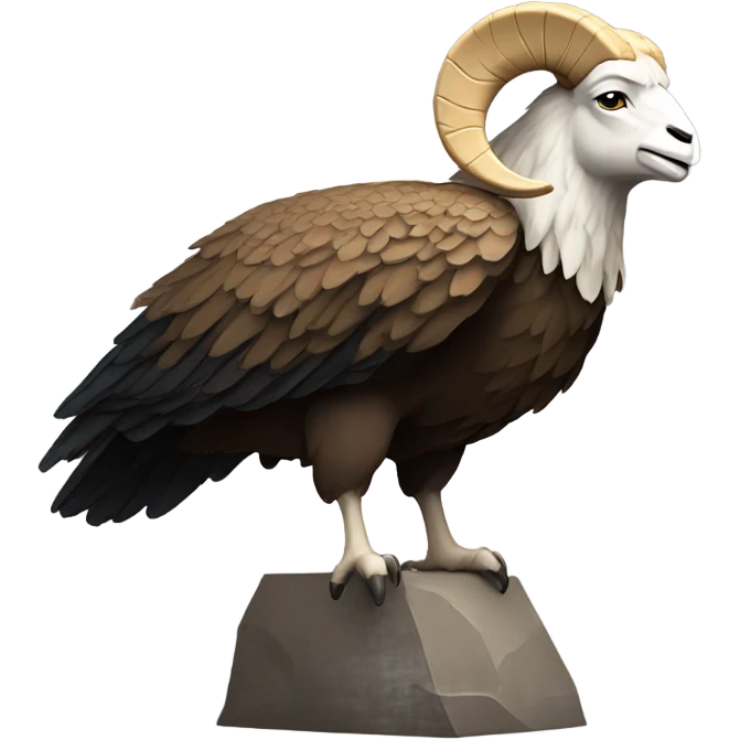 Ram and an eagle emoji