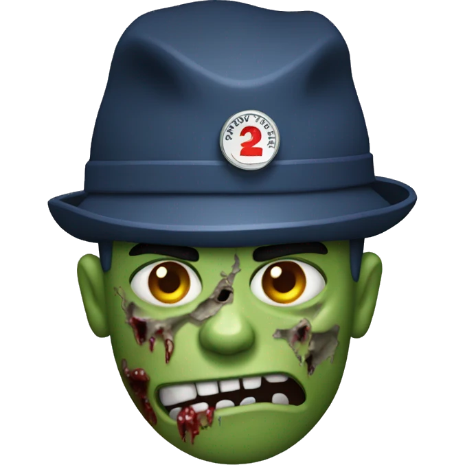 A zombie mailman  emoji