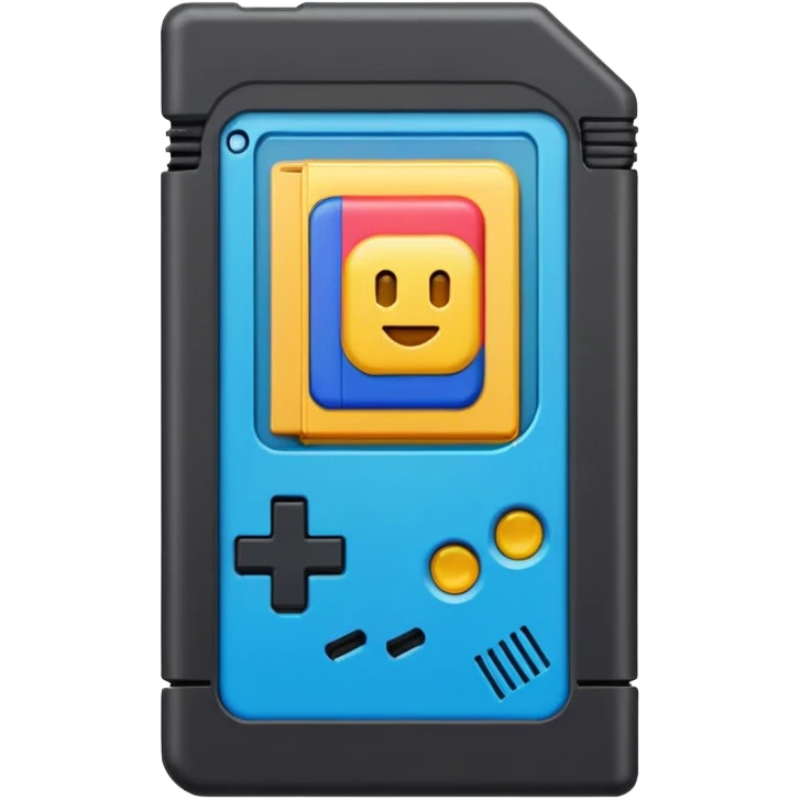 game cartridge emoji