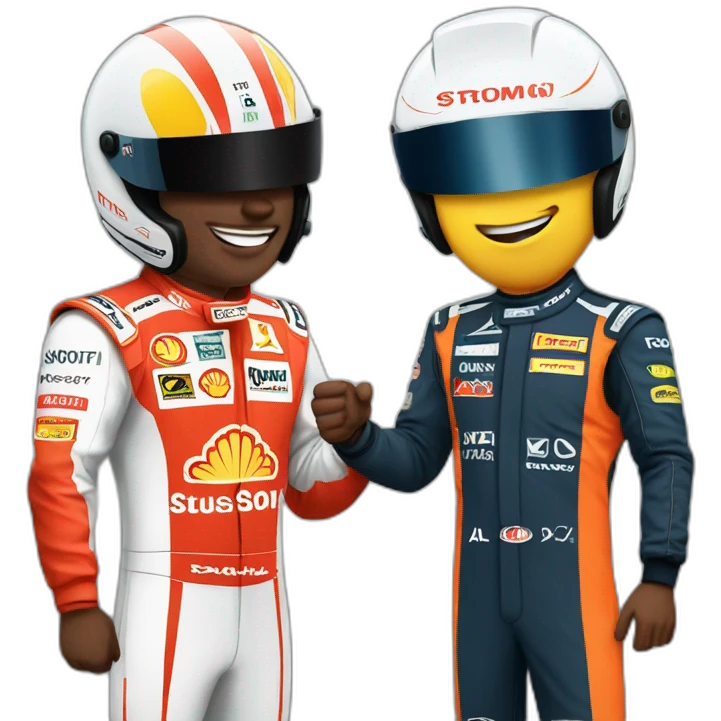 f1 driver friendship emoji