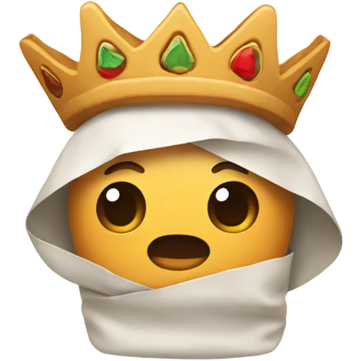 Burrito with crown  emoji