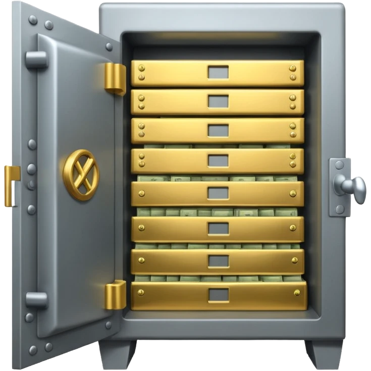 banco con dinero emoji