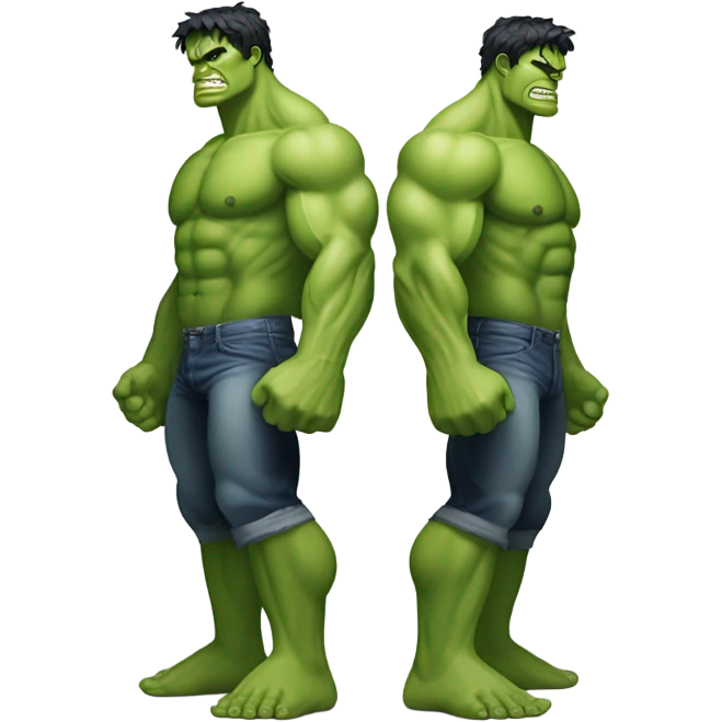 Trans hulk emoji