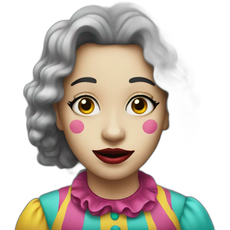 Selly clown emoji
