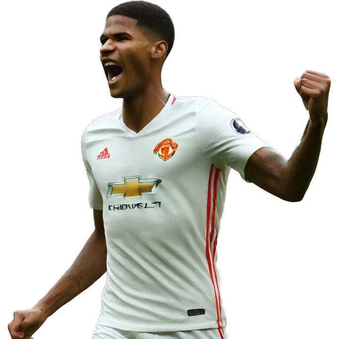 Rashford celebrating emoji