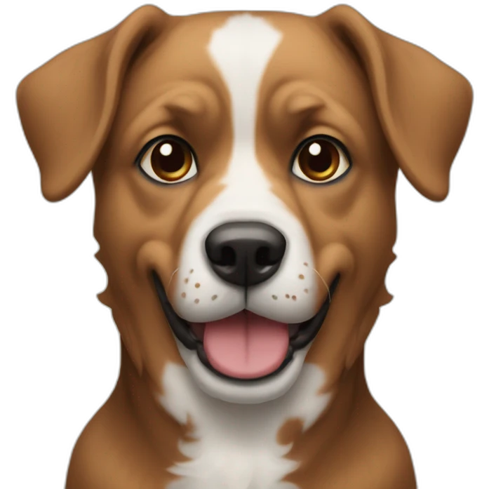 Chien sous 3 tortu emoji