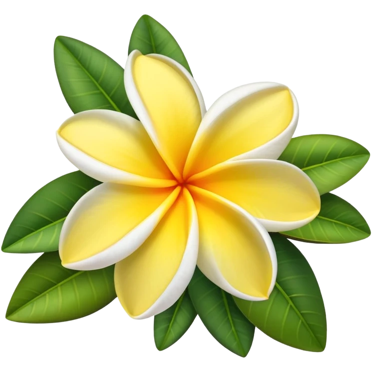 Plumeria  emoji