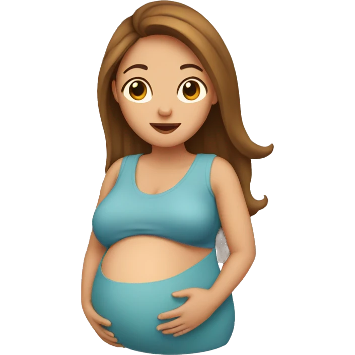 pregnant in labor emoji