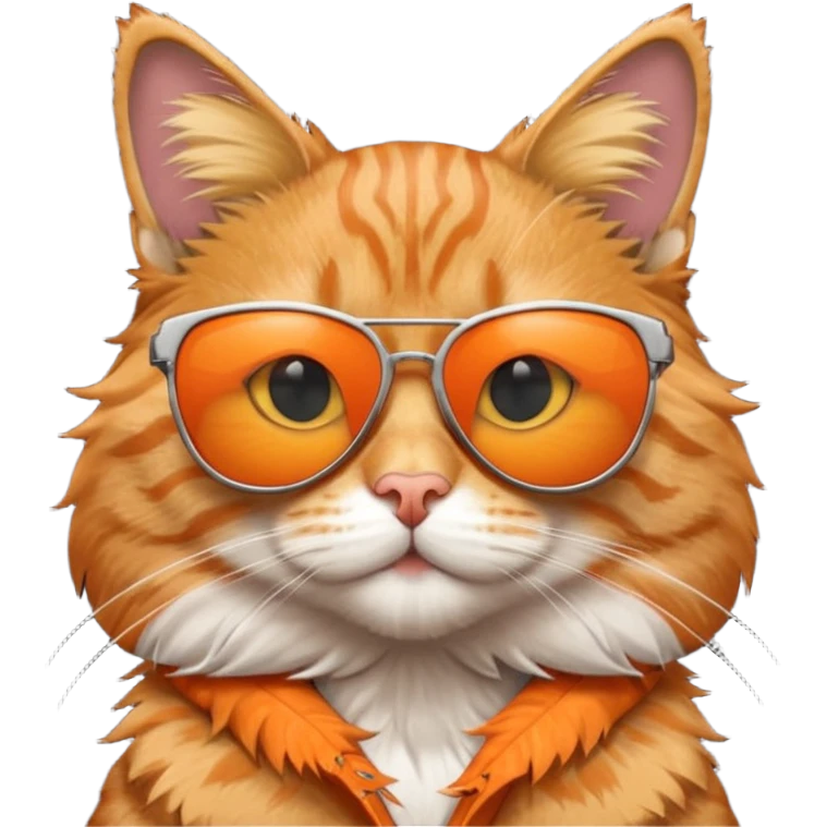 Cat wearing sunglasses emoji