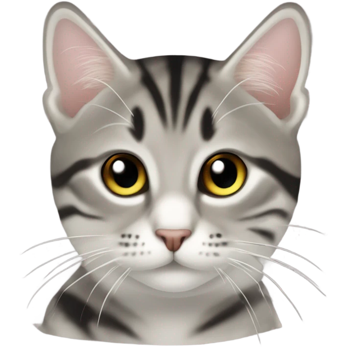 Две кошки в форме сердца  emoji