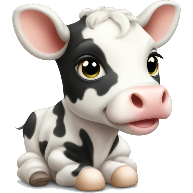 Baby cow emoji