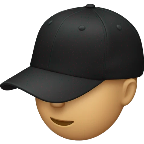 Black cap emoji
