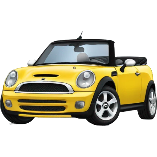 Mini cooper cabriolet emoji