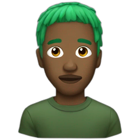 Green hair frank ocean emoji