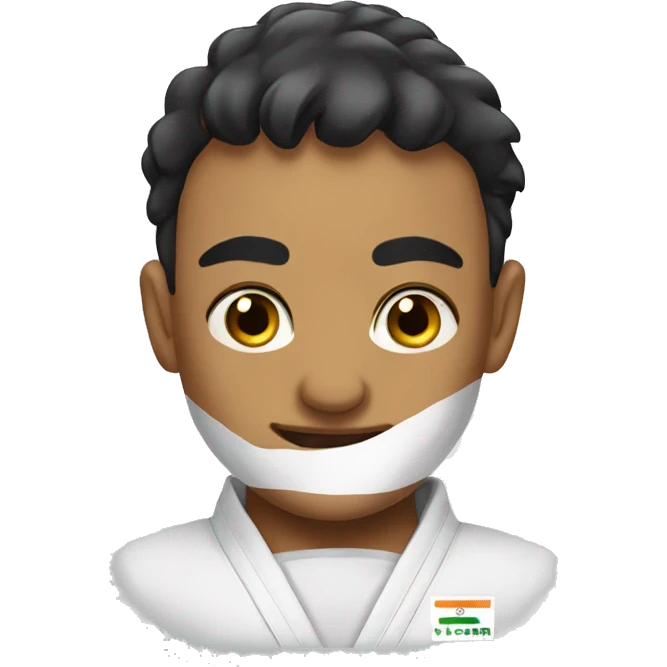 judo athlete, india
 emoji