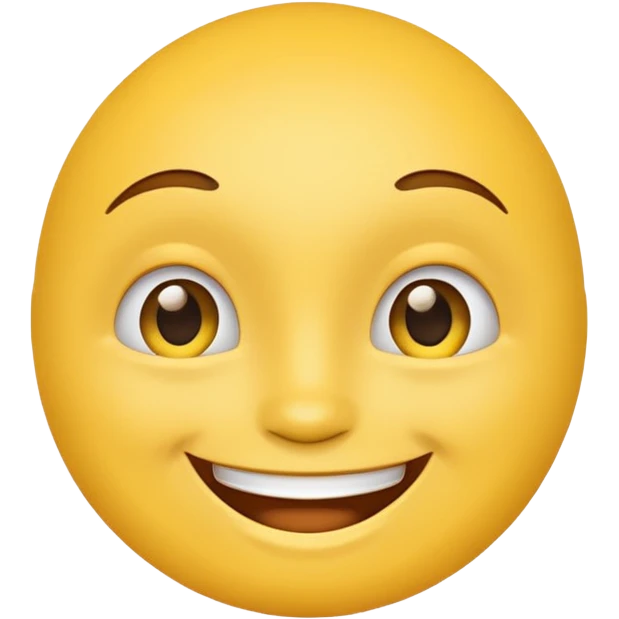 Normal happy face emoji