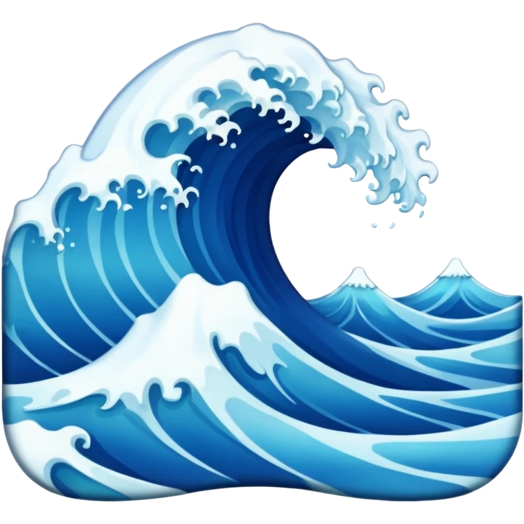 Wave emoji