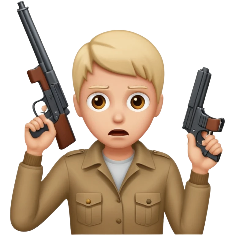 Person with gun to head emoji