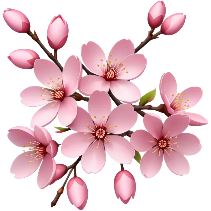 Sakura cherry blossom flowers emoji