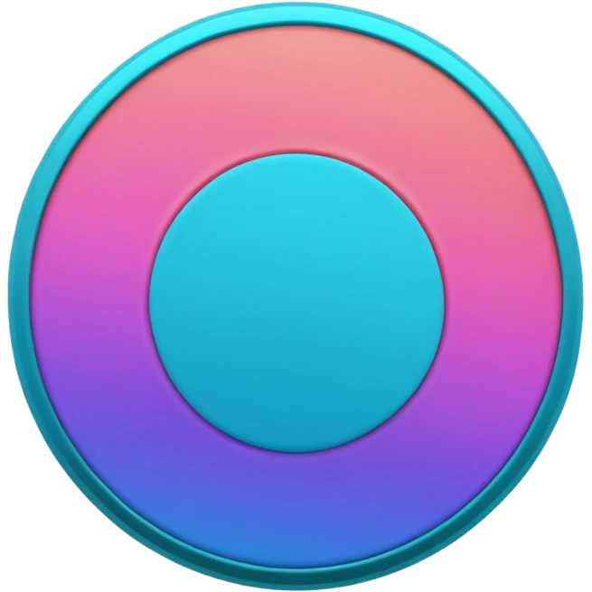 
coin color in in gradient of turquoise, blue, pink, purple, and coral
Rotate coin 45 degree   emoji