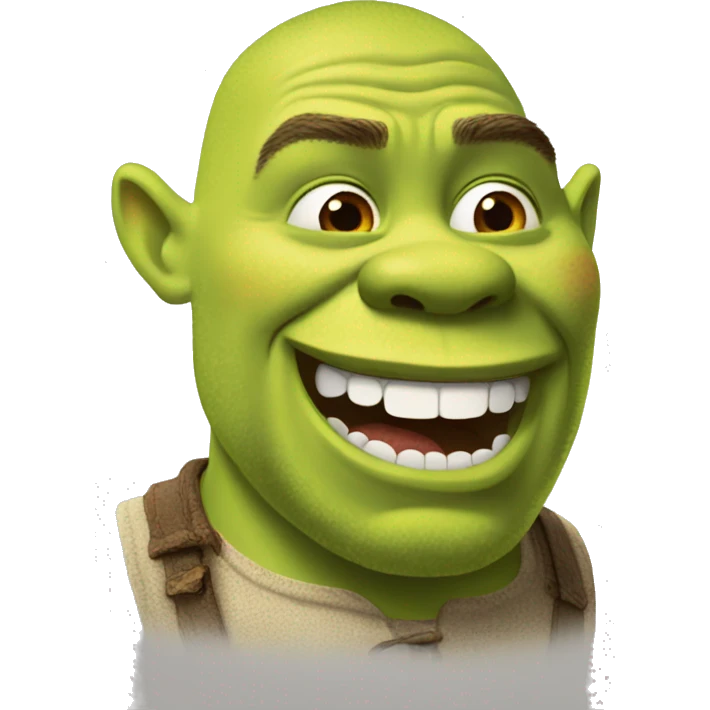 shrek drooling emoji