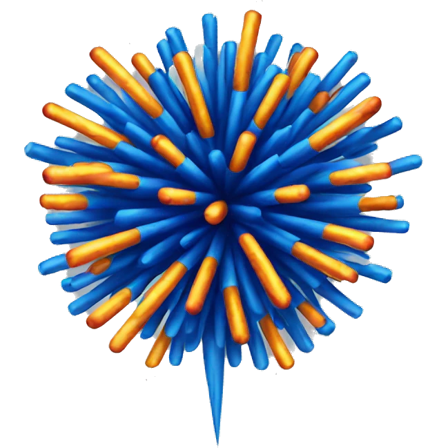 fireworks exploding emoji