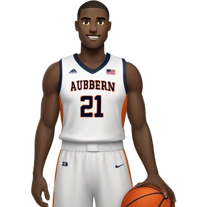 Auburn University basketball player emoji