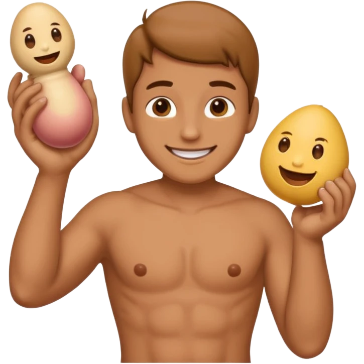 Penis  and balls  emoji