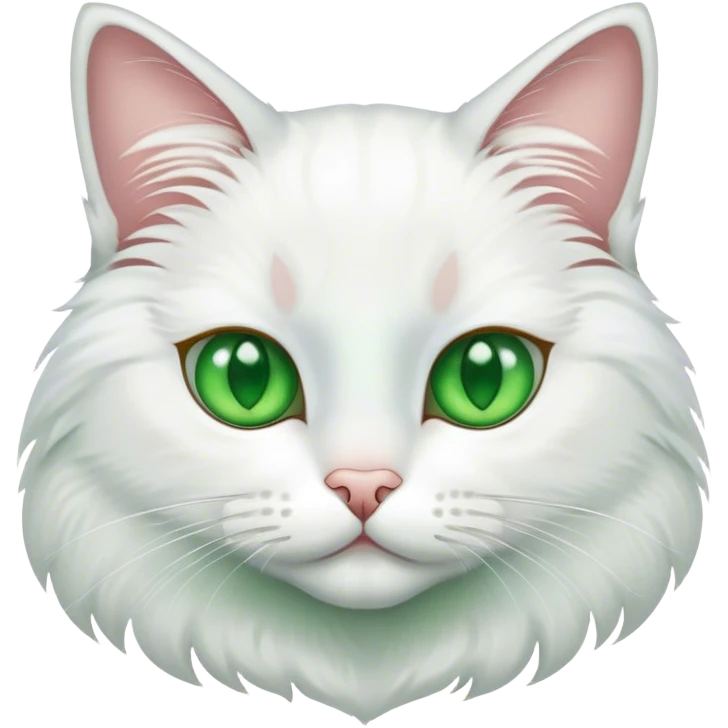 Cat with green eyes emoji
