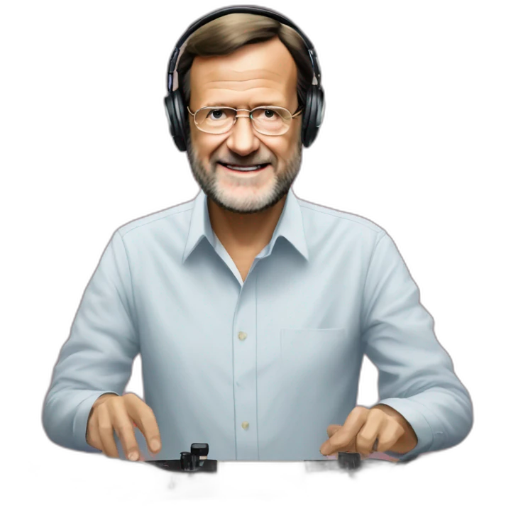 mariano rajoy dj trap hiphop emoji
