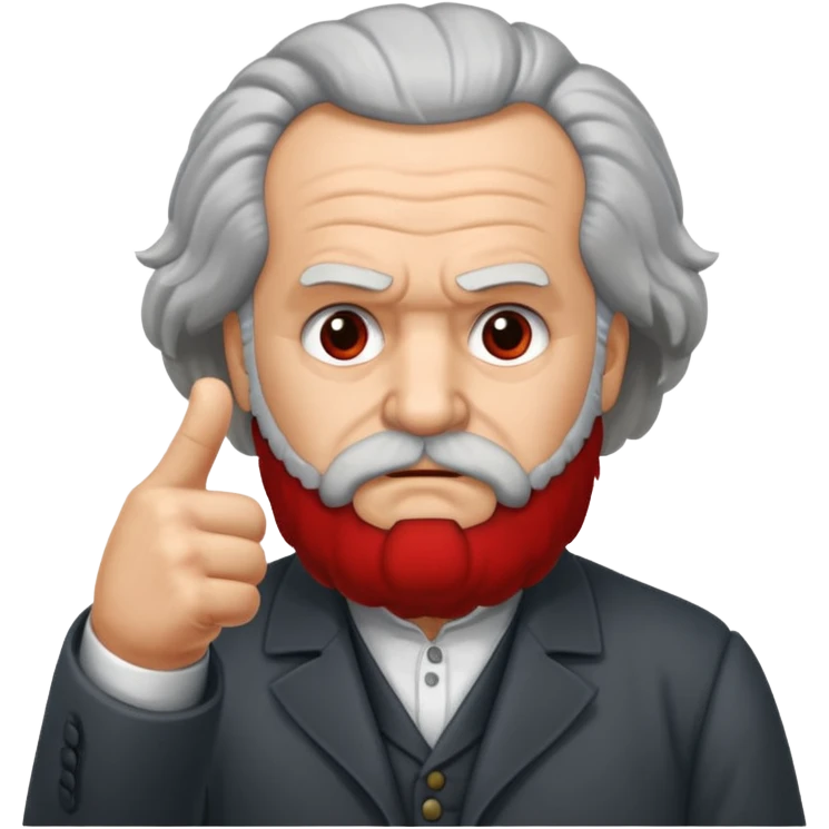 karl marx thumbs down emoji