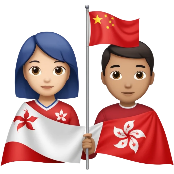 Hong Kong vs China emoji