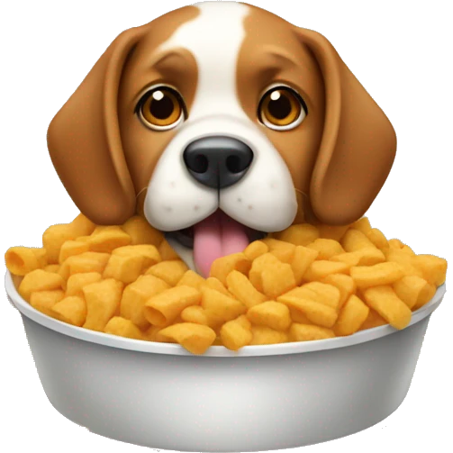 Dog in food emoji