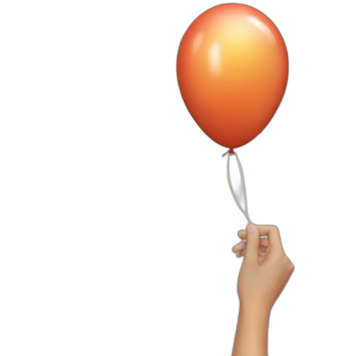 Ballon de hand emoji