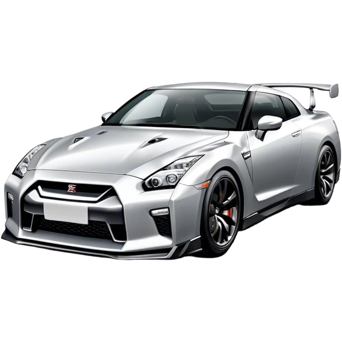 Nissan GT-R - Nissan (Model Year: 2022) (Iconic colour: Silver) emoji