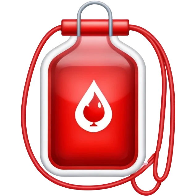 blood bag emoji