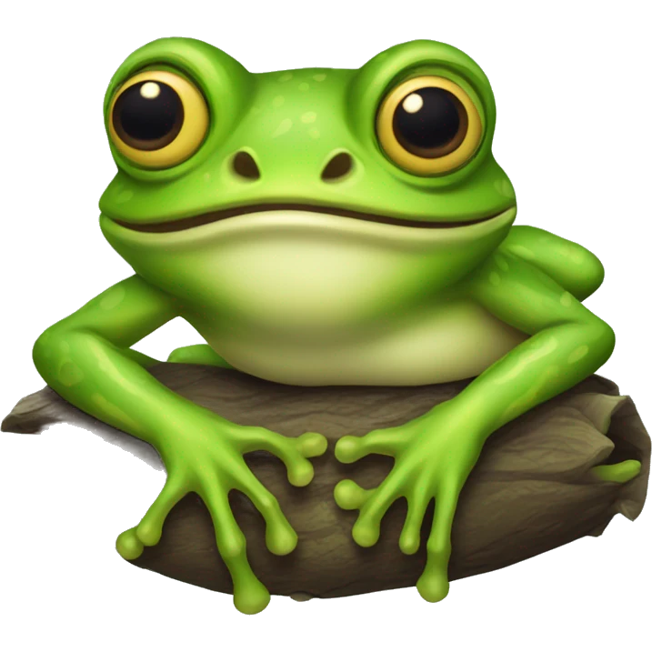 Tree frog monster emoji