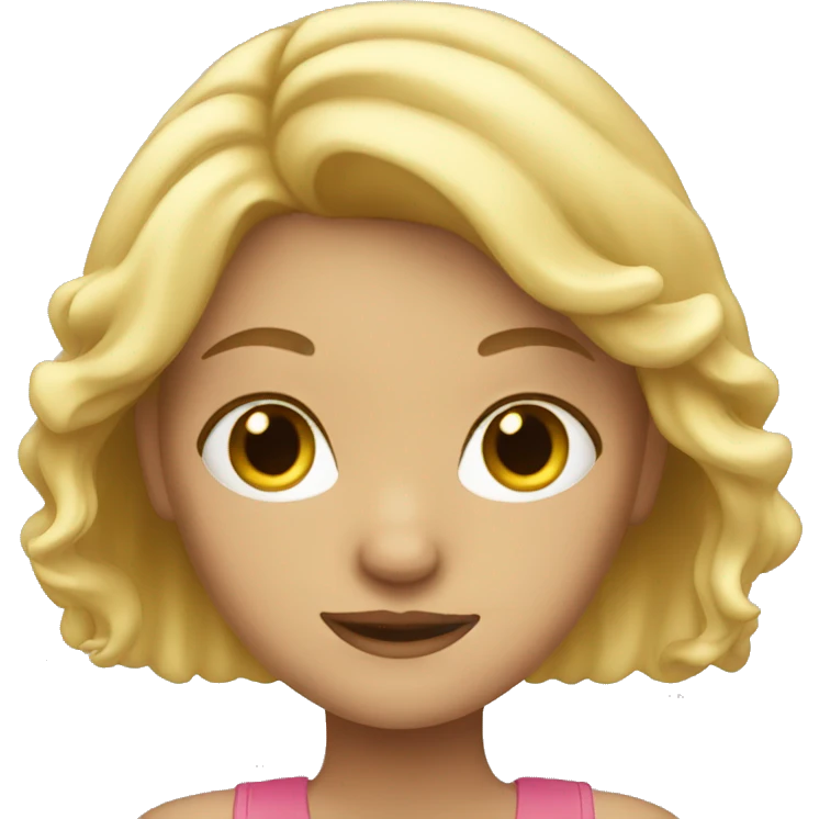 Blonde girl emoji