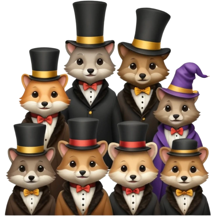 magician animals emoji