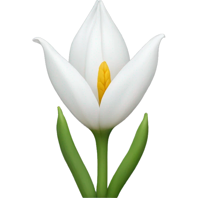 white tulpis emoji