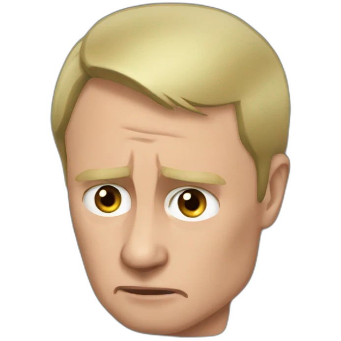 worried muscles putin emoji