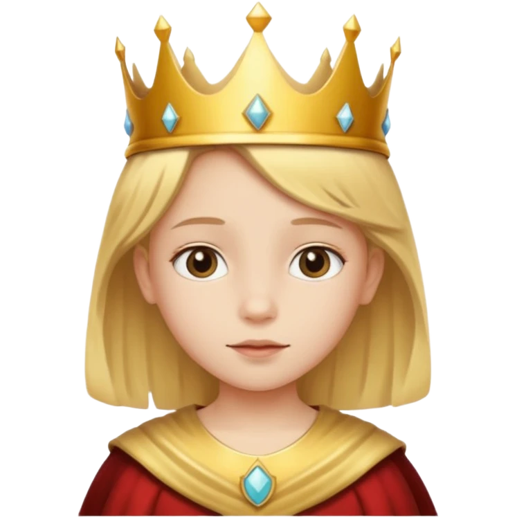 child with crown emoji